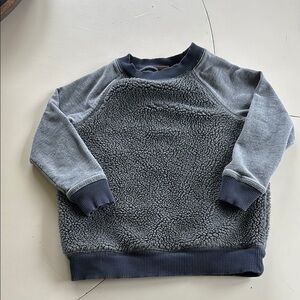 🌺Tea Collection Gray Sherpa Sweatshirt